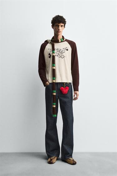 Zara HARRY LAMBERT FOR ZARA X DISNEY 圖案 T 恤 - 棕色 - 圖片 0