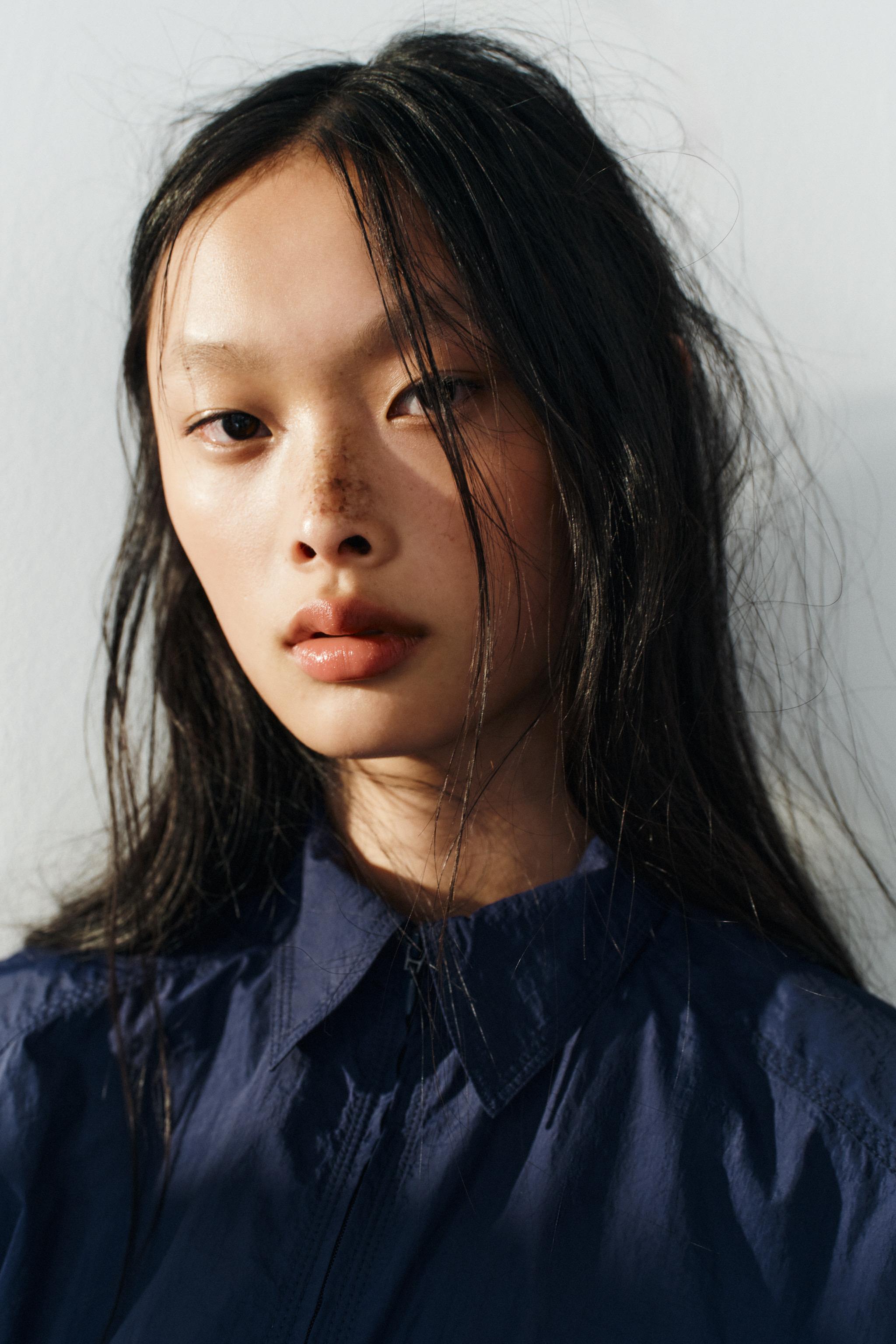 NYLON ZIP-UP SHIRT
