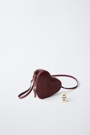 SAC BANDOULIÈRE CŒUR - Bordeaux de Zara - Image 5