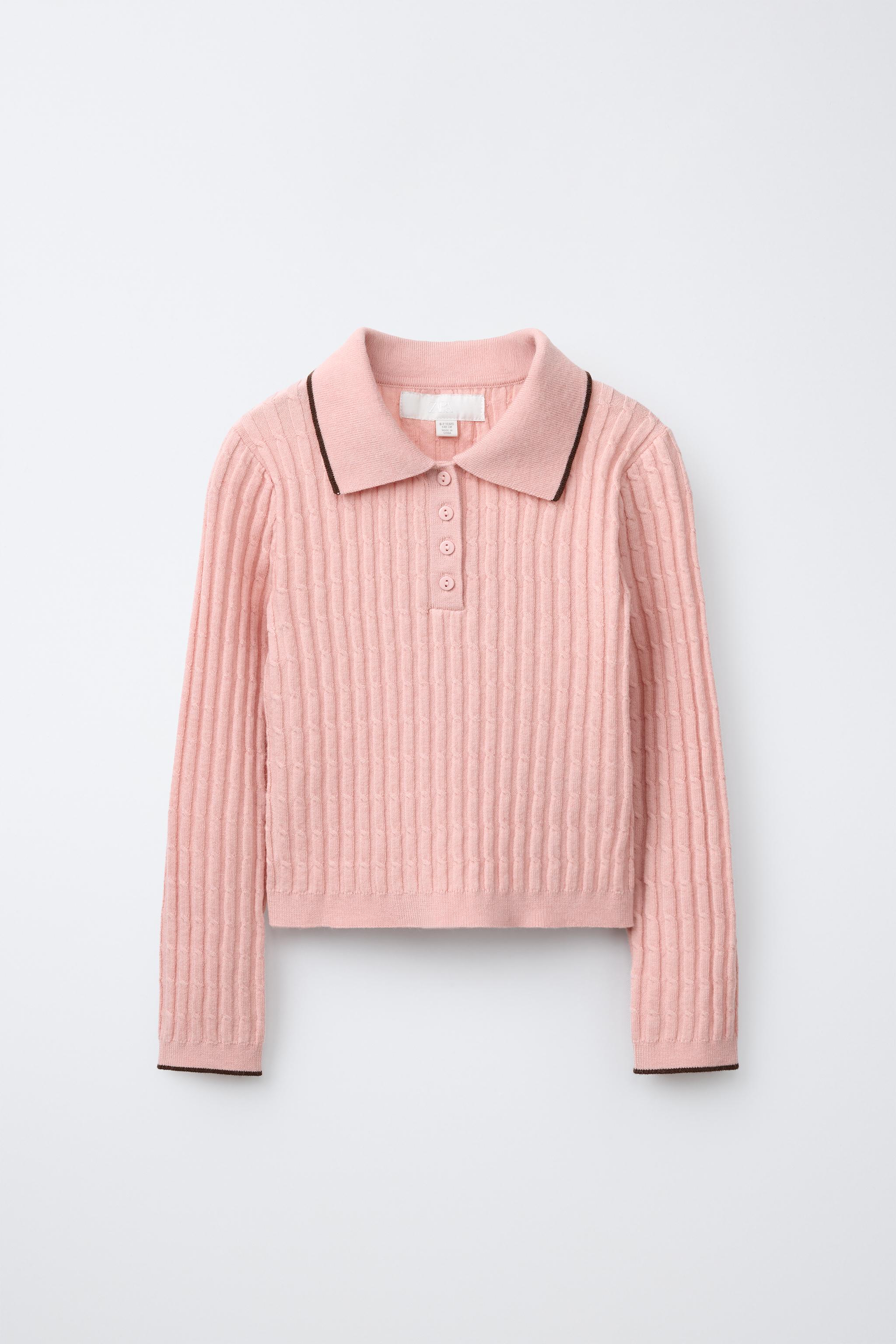 POLO EN MAILLE TORSADÉE CONTRASTE