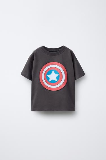 T-SHIRT CAPTAIN AMERICA © MARVEL - Anthrazit von Zara - Bild 0