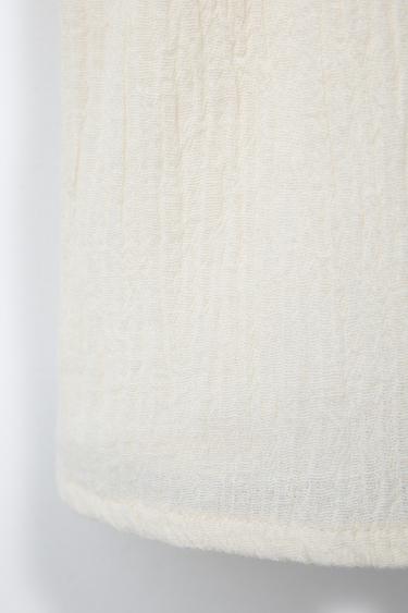 ROBE EN MAILLE CROCHET ET FANTAISIE - Multicolore de Zara - Image 3