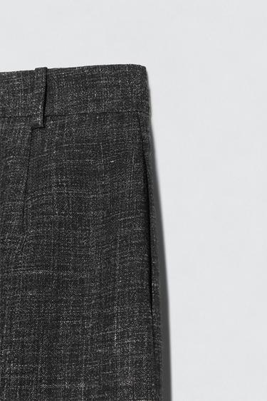 JUPE TUBE AVEC LAINE SOSHIOTSUKI X ZARA - Gris chiné de Zara - Image 7