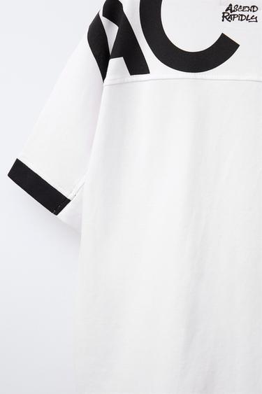 T-SHIRT SPORTIF GRAFFITI - Blanc de Zara - Image 3