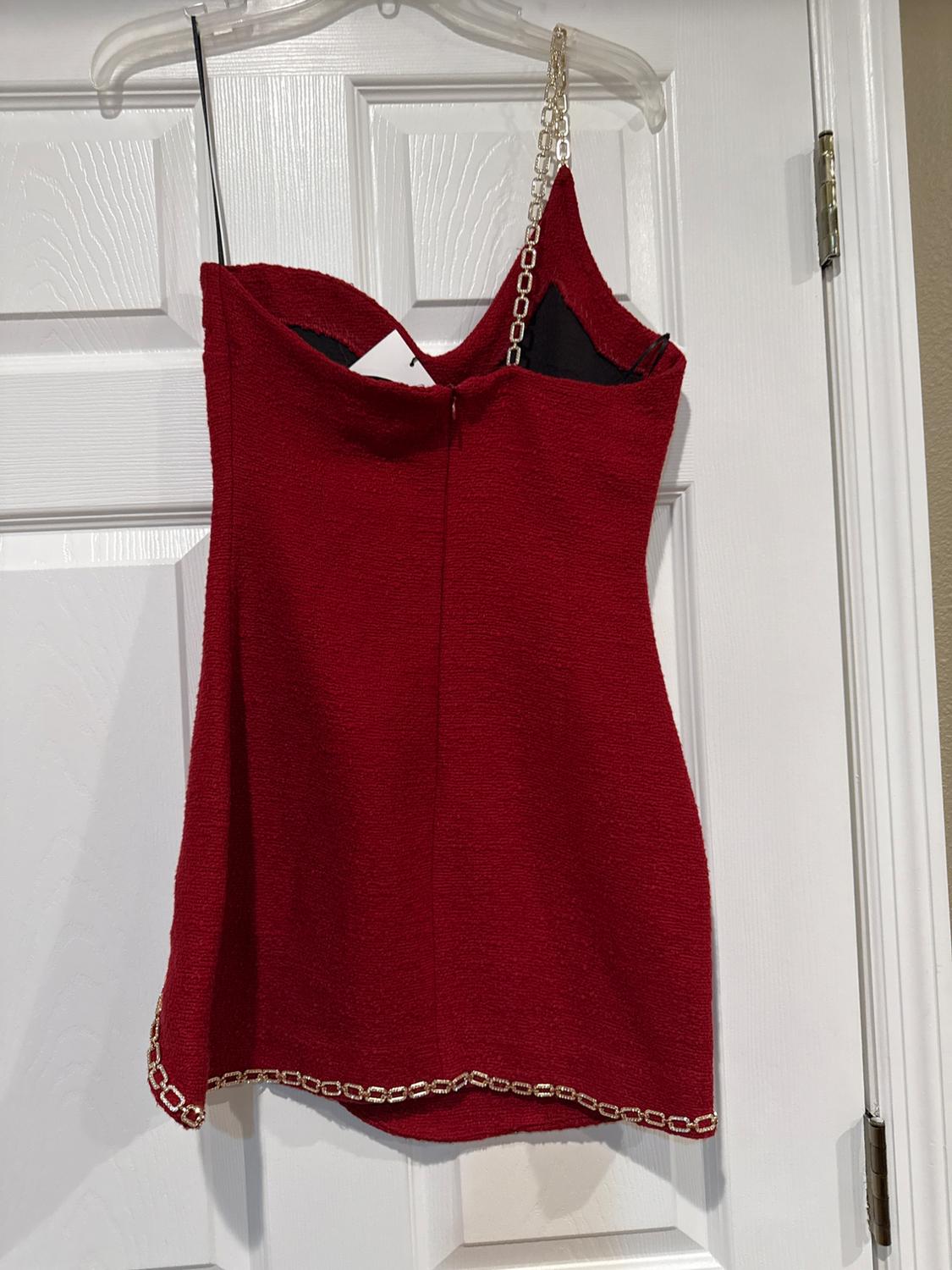 VESTIDO ASIMÉTRICO CADENA - Image 2