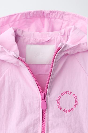 LIGHTWEIGHT WATER-REPELLENT RAINCOAT - Pink by Zara