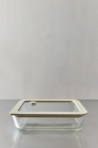 700ML AIRTIGHT FOOD CONTAINER - Cream by Zara