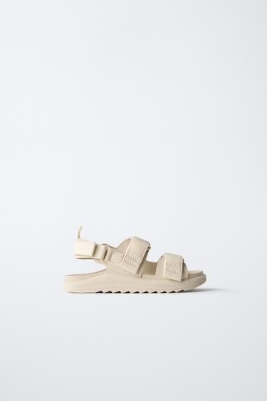 STRAPPY SANDALS - Ecru White by Zara