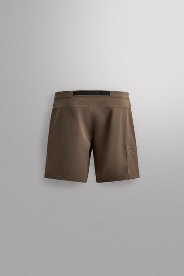 SHORT TECHNIQUE CARGO - Marron de Zara - Image 8