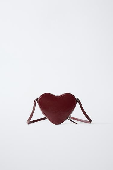 SAC BANDOULIÈRE CŒUR - Bordeaux de Zara - Image 4
