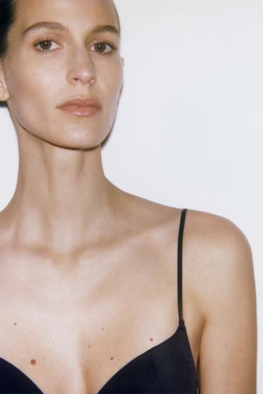 POLYAMIDE BLEND LADDER LACE TOP - Black by Zara - Image 5