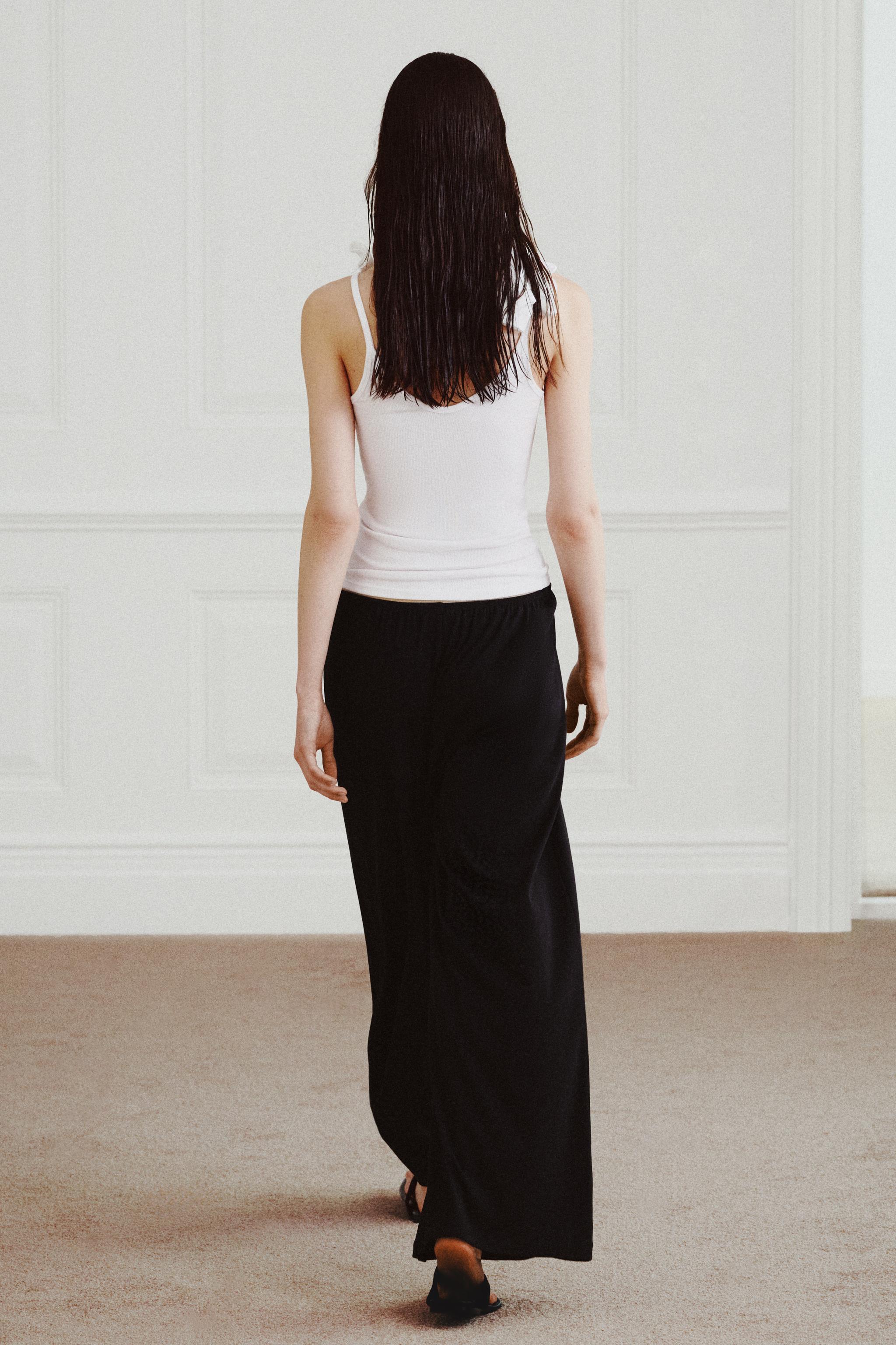 COTTON STRAIGHT LEG PANTS