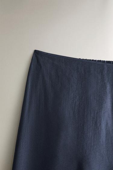 SEMI-SHEER TROUSERS - Mid-blue by Zara - Image 1