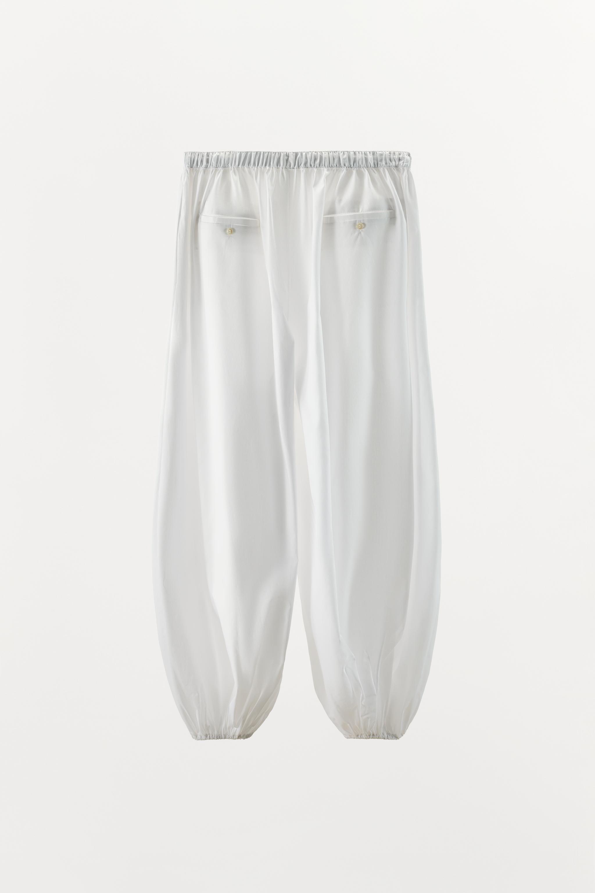 PANTALON BOUFFANT EN POPELINE