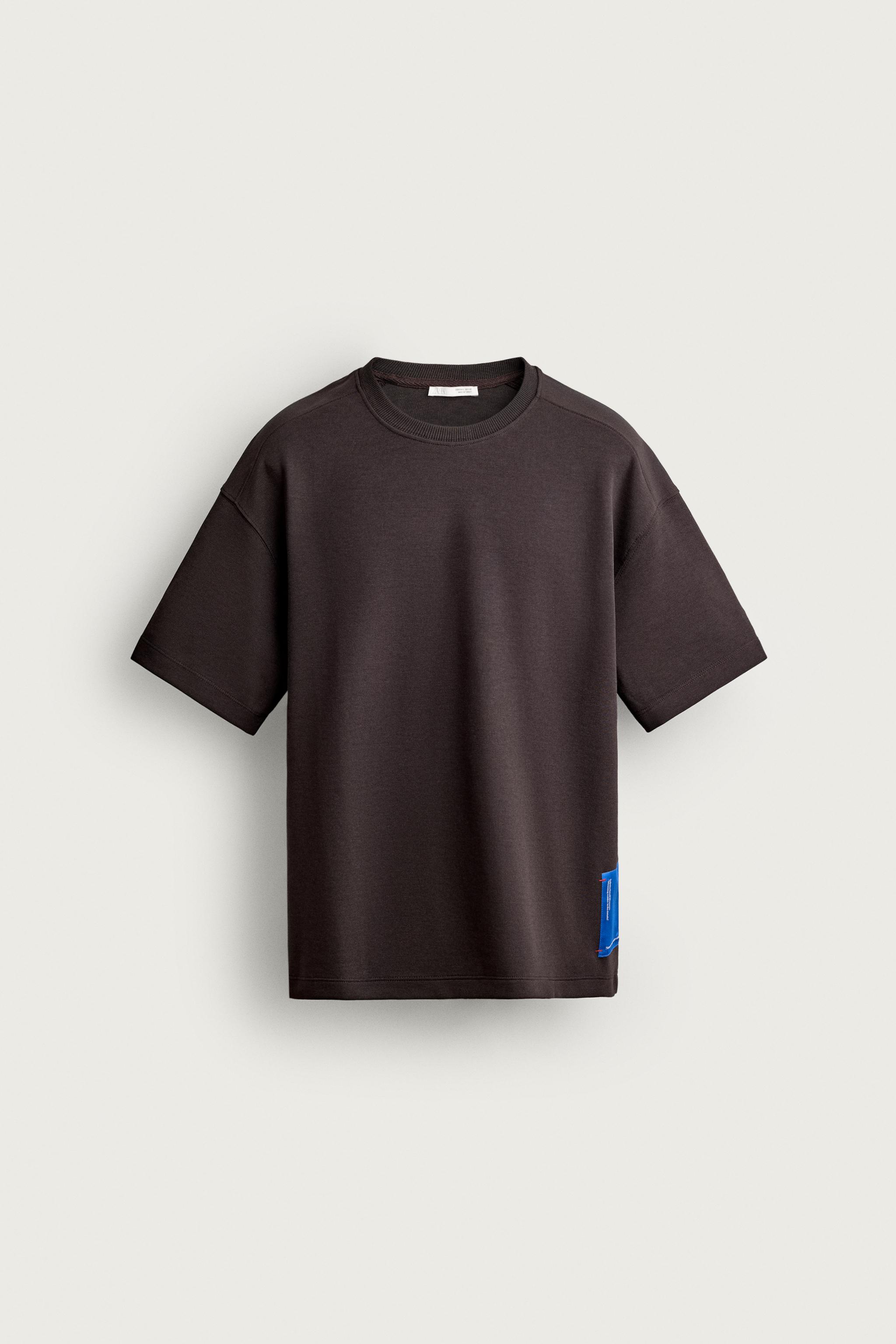 INTERLOCK PATCH SWEATSHIRT — Chocolate brown