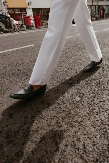 MOCASSIN CUIR PENNY - Noir de Zara - Image 2