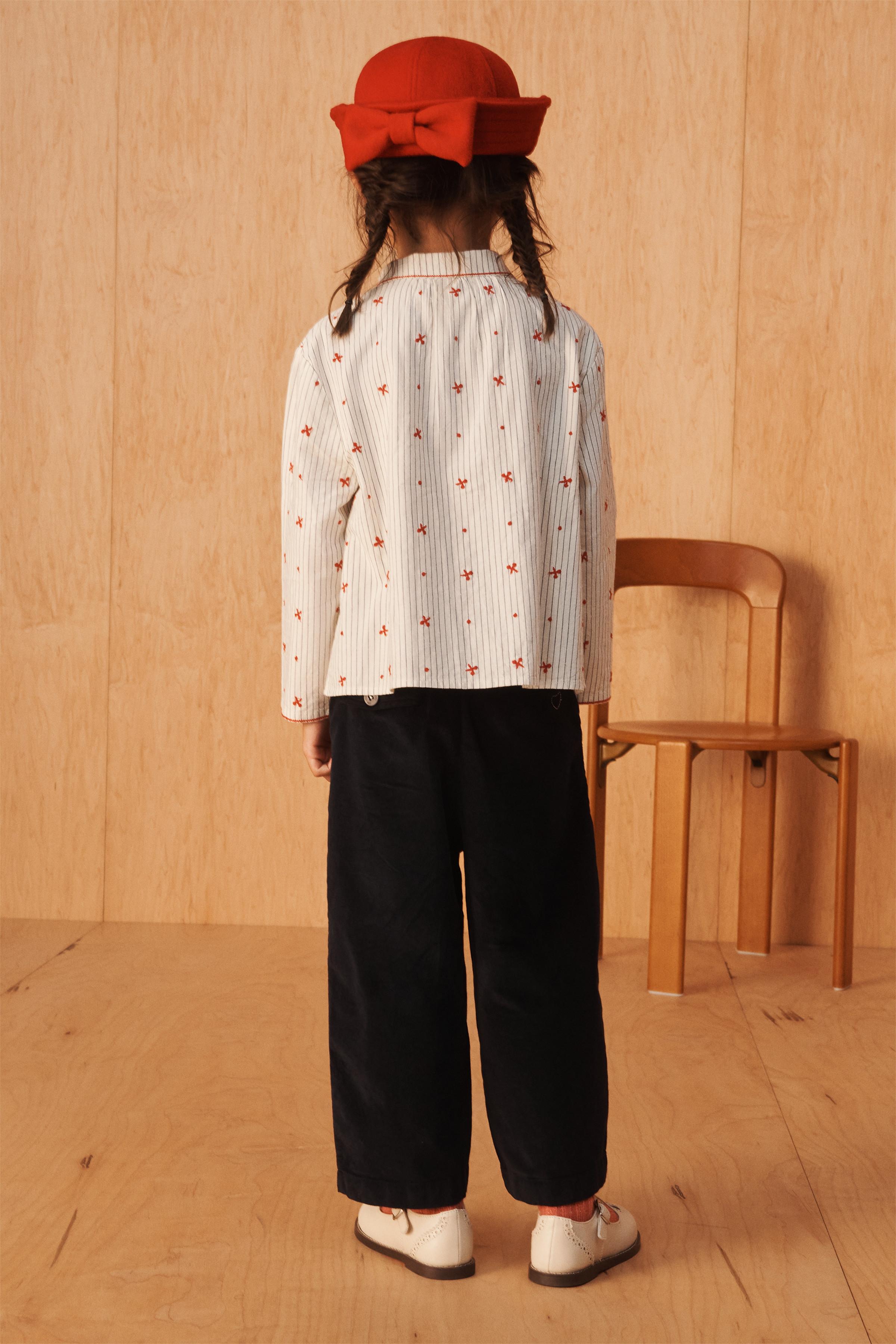 STRIPED AND EMBROIDERED LIMITED EDITION SHIRT