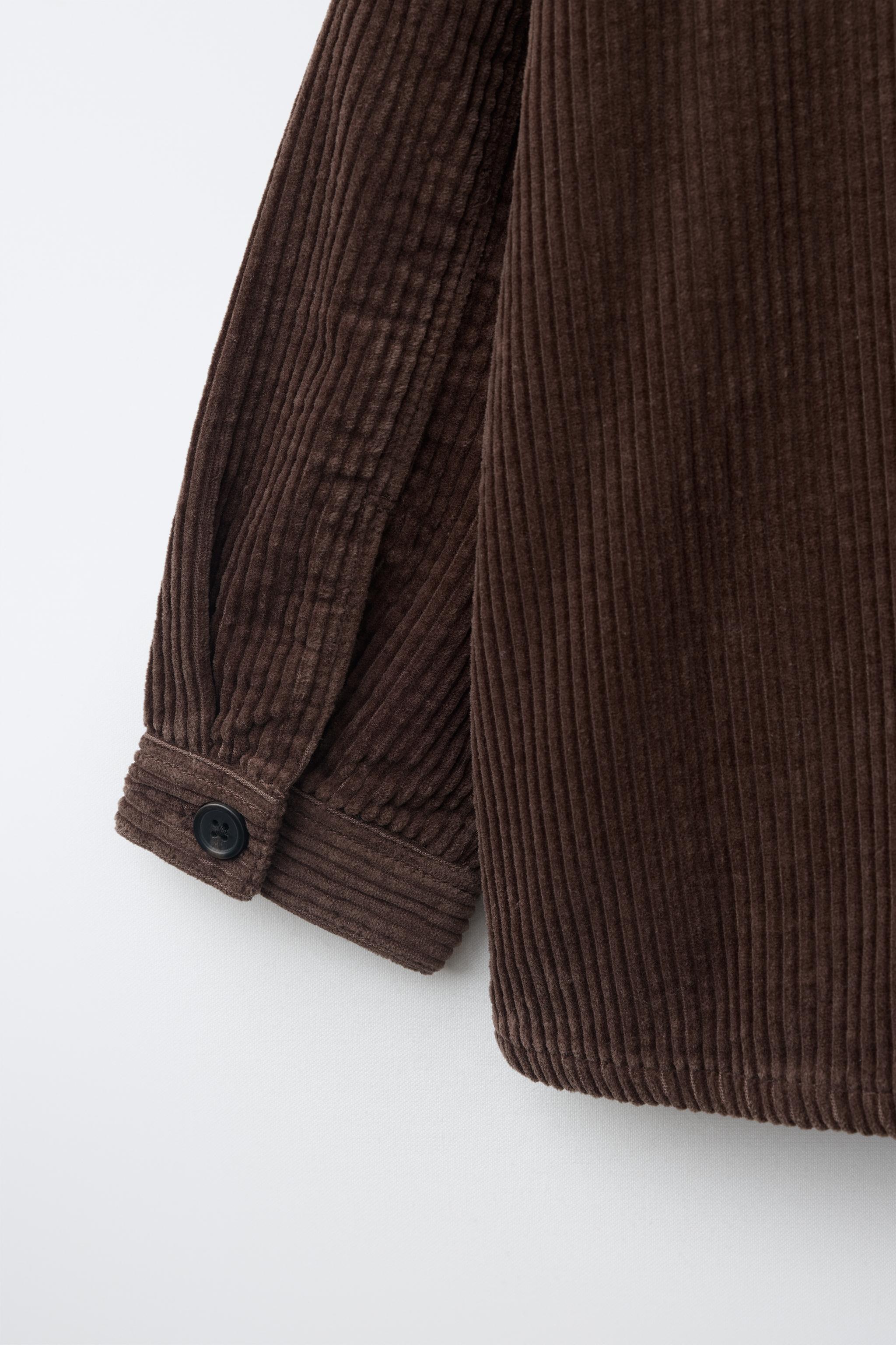 CHEMISE EN VELOURS CÔTELÉ