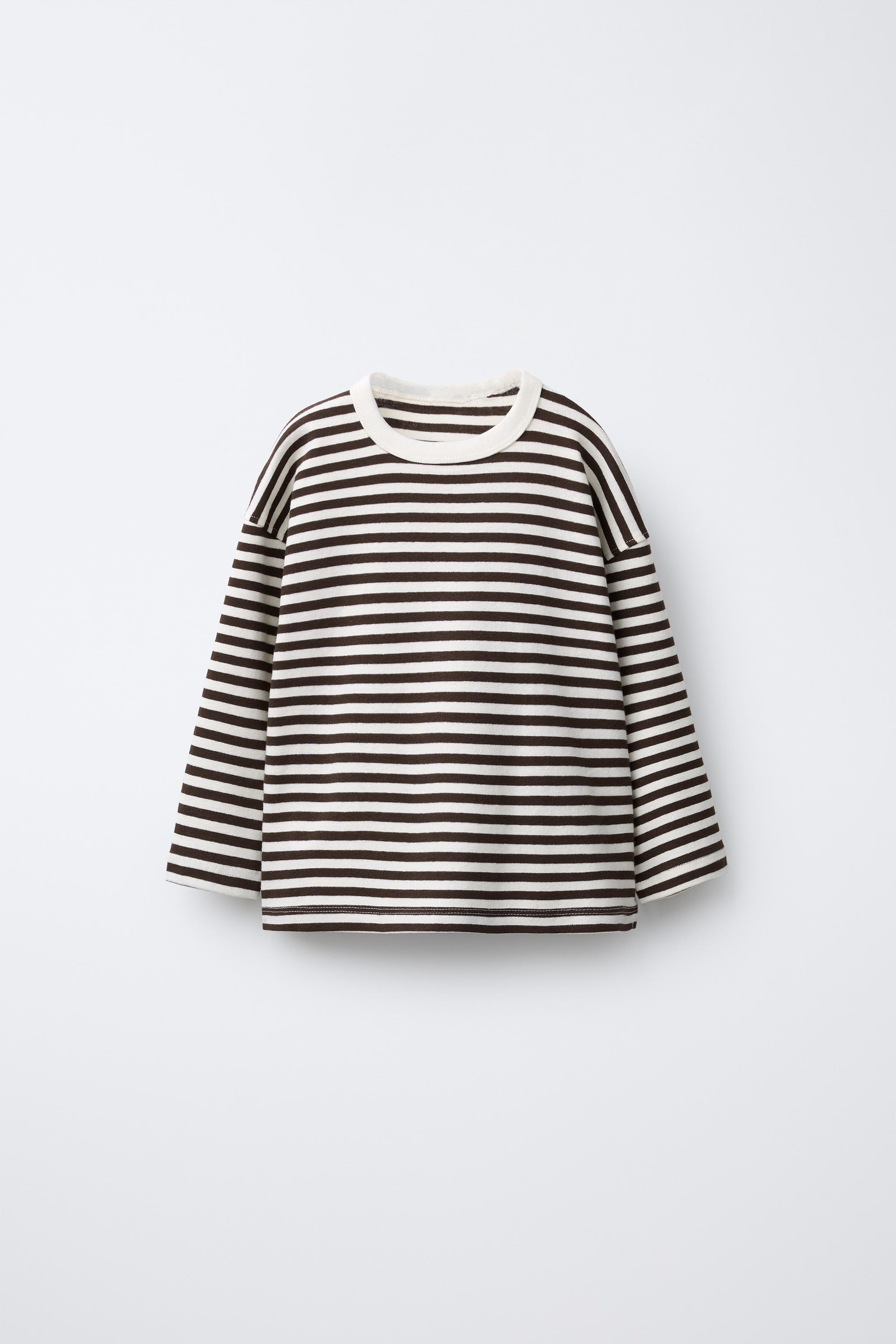 EMBROIDERED STRIPED T-SHIRT
