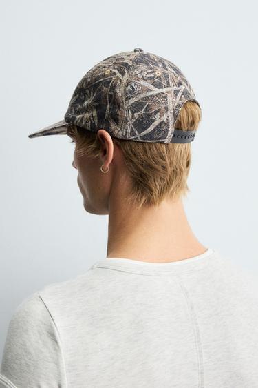 TREE PRINT CAP - Black by Zara - Image 2
