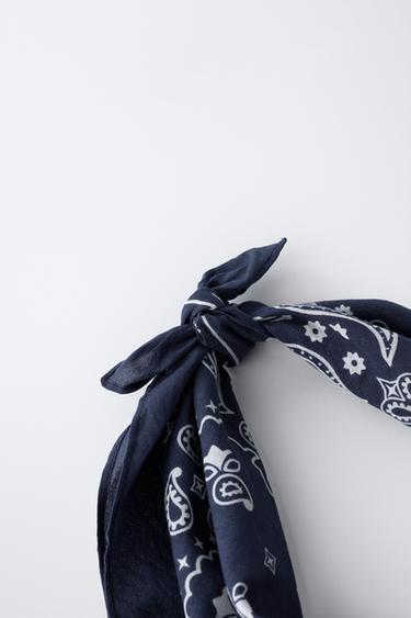 COWBOY BANDANA - Blue by Zara - Image 1
