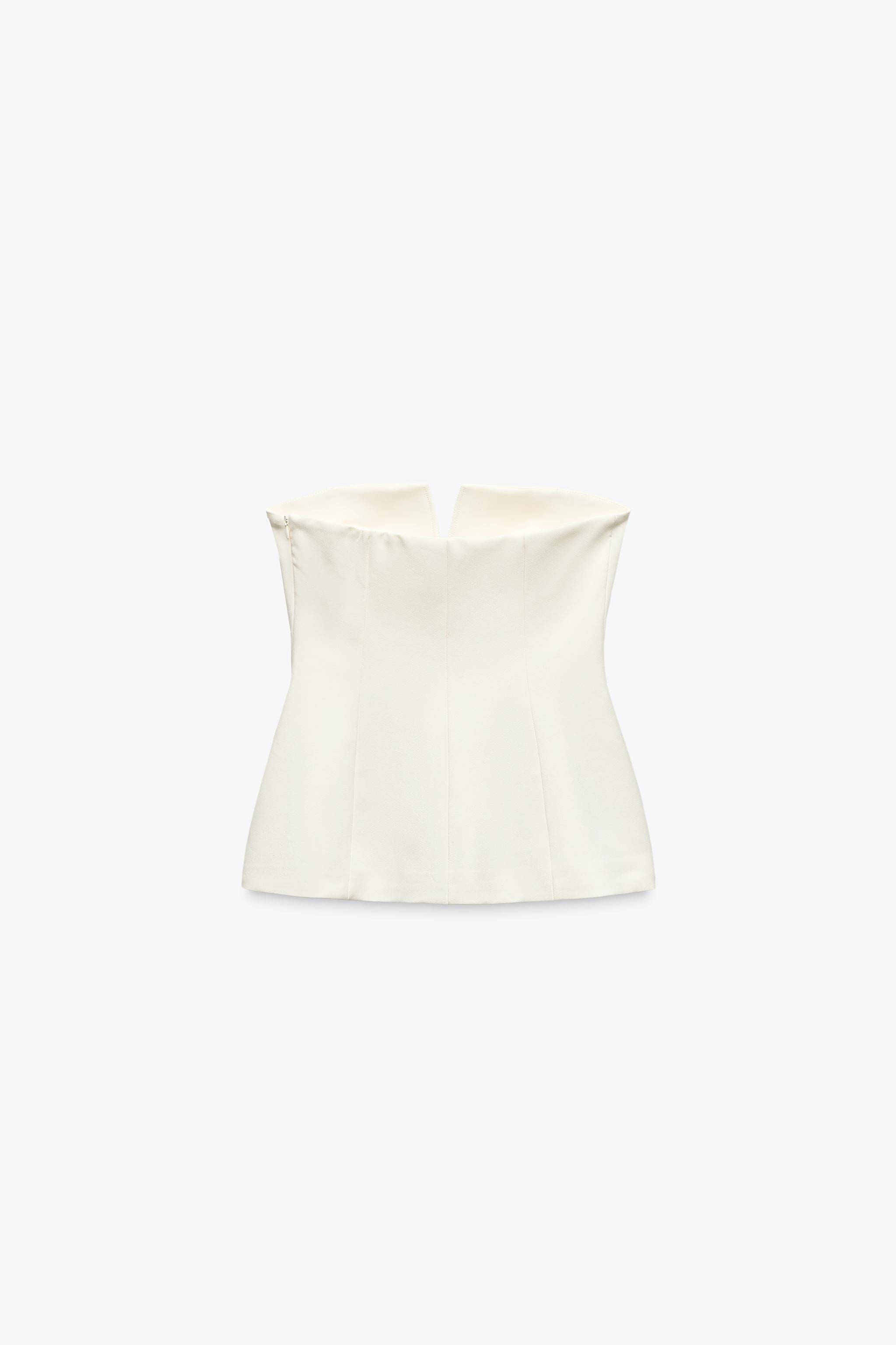 ストラップレストップス - ブラウン | ZARA Japan / 日本