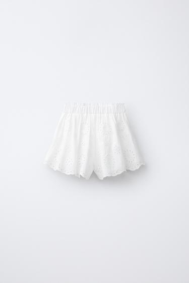 BERMUDA BRODERIE SUISSE - Blanc de Zara - Image 1