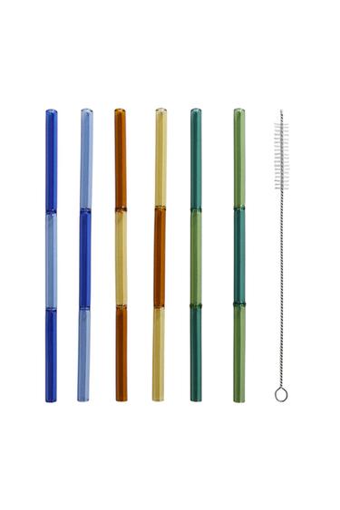 GEKLEURDE BOROSILICAAT RIETJES (6-PACK) - Diverse van Zara