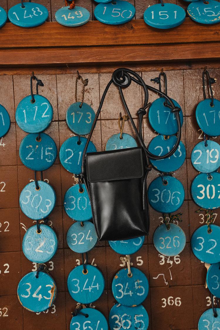 ZARA LEATHER CROSSBODY BAG