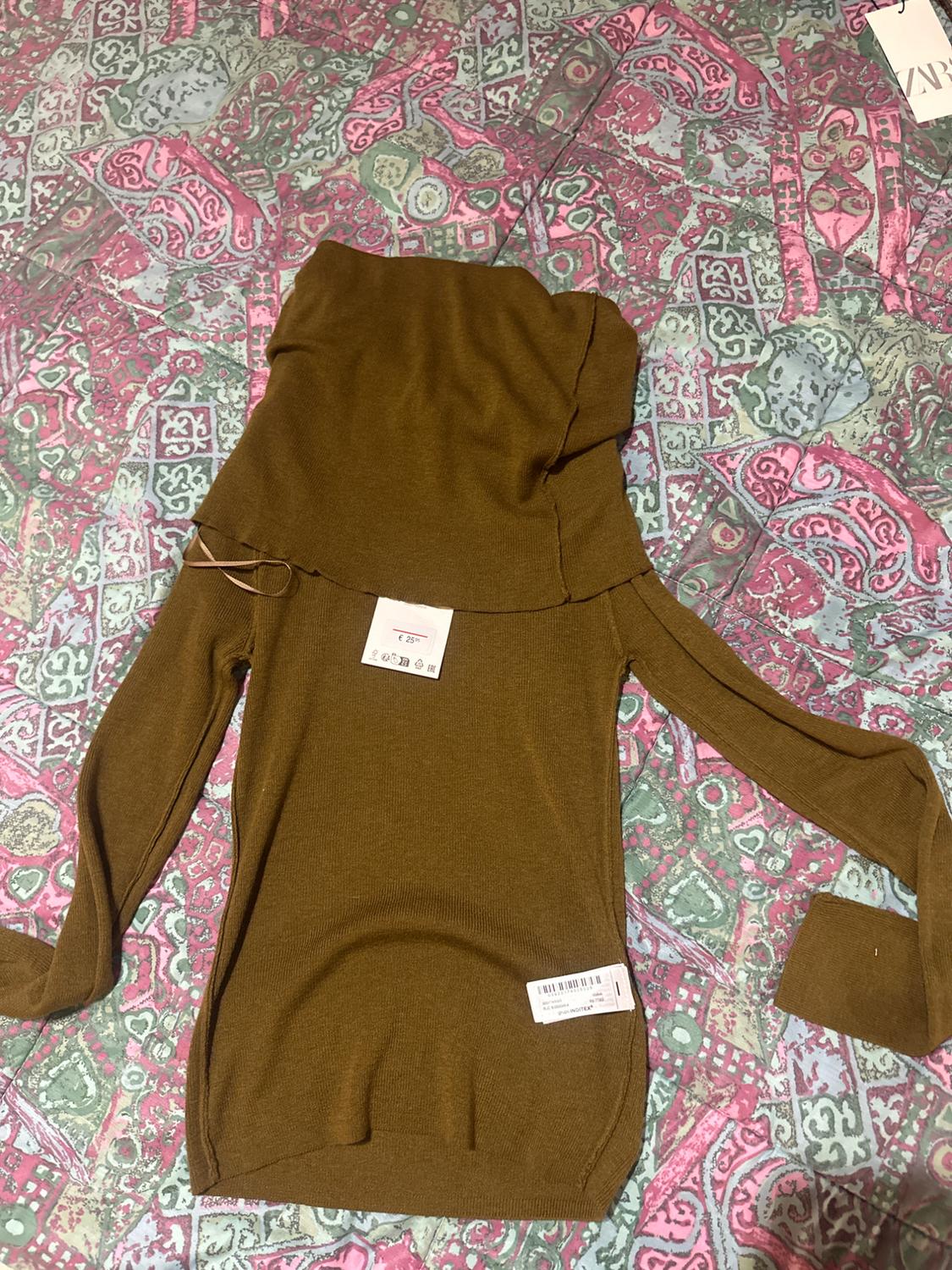 OFF-THE-SHOULDER KNIT TOP - Image 2