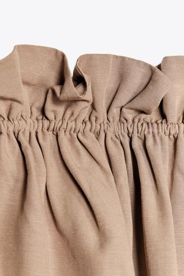 TOP BUSTIER - Marron clair de Zara - Image 7