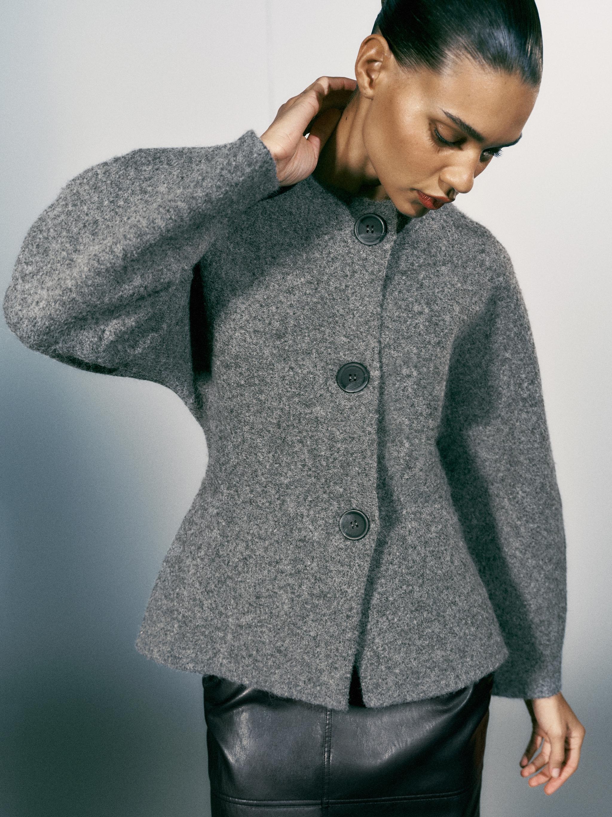 Fitted Knit Jacket by Zara