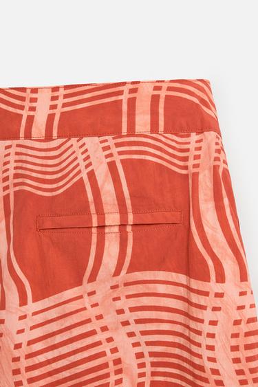 © OTIS KWAME KYE QUAICOE PRINTED LONG SWIMMING TRUNKS - Orange by Zara - Image 9