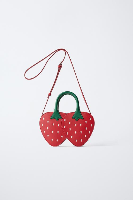 BANDOLERA FRESAS - Rojo de Zara - Imagen 0
