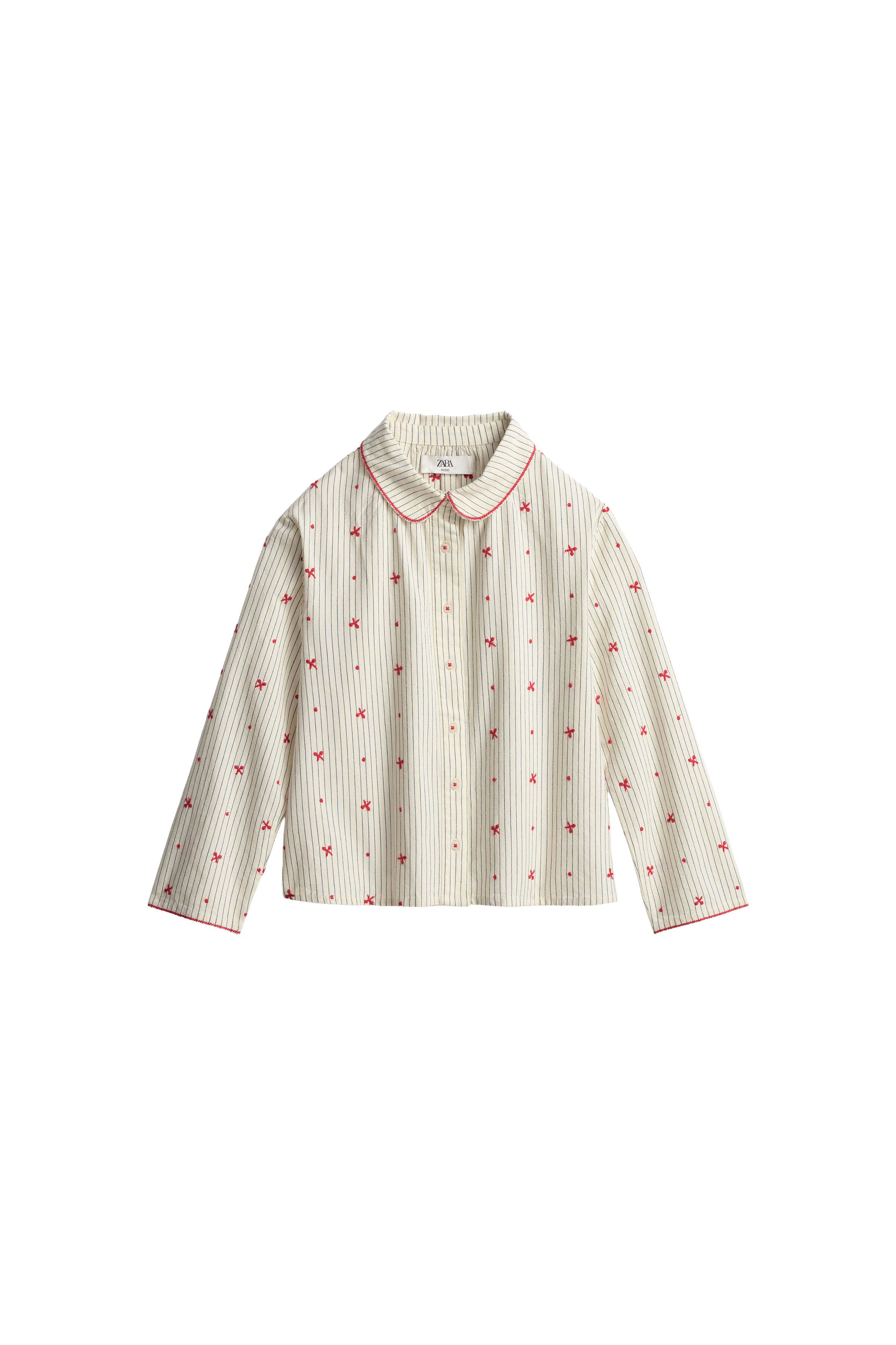 STRIPED AND EMBROIDERED LIMITED EDITION SHIRT