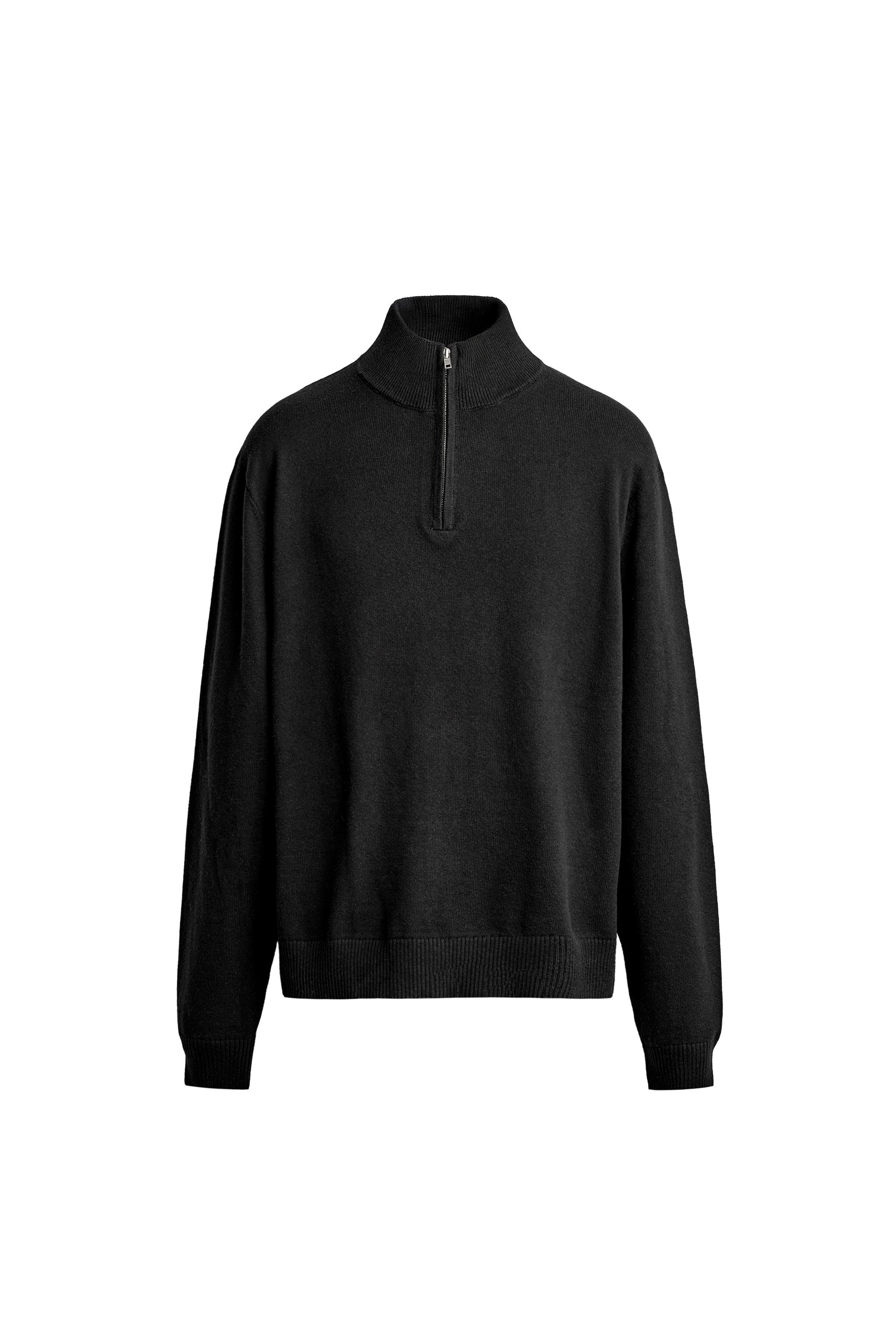 JERSEY CUELLO CREMALLERA ALGODÓN - LANA
