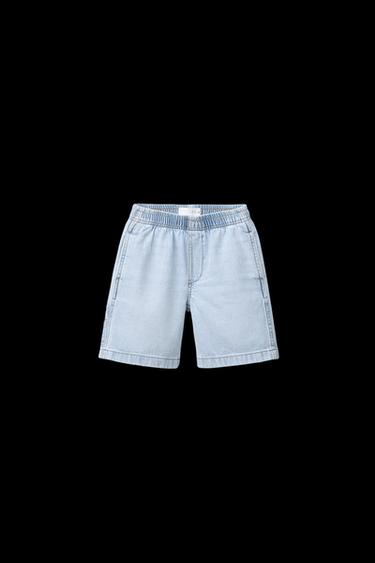 WORKER-BERMUDASHORTS AUS DENIM - Blau / Grün von Zara - Bild 0