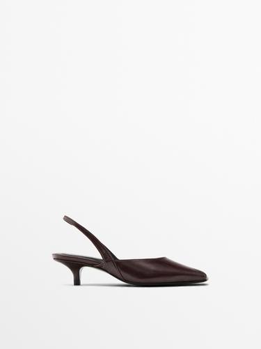 Sandalia tacón punta abierta - 1-629 de Zara