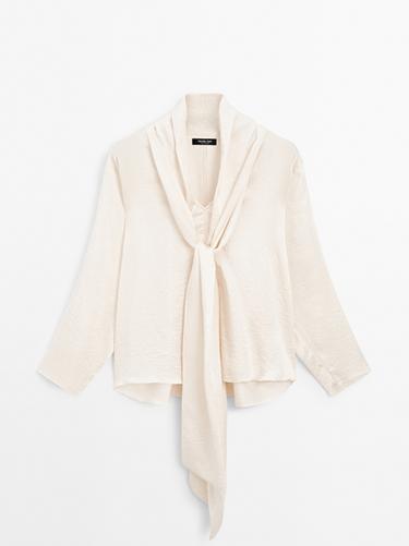 Blusa fluida lazada - 318 de Zara