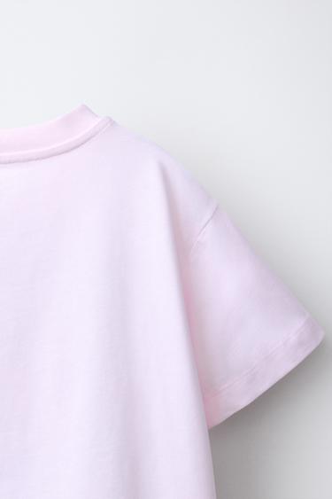 RHINESTONE PHOTOGRAPHIC PRINT T-SHIRT - Pink by Zara - Image 3