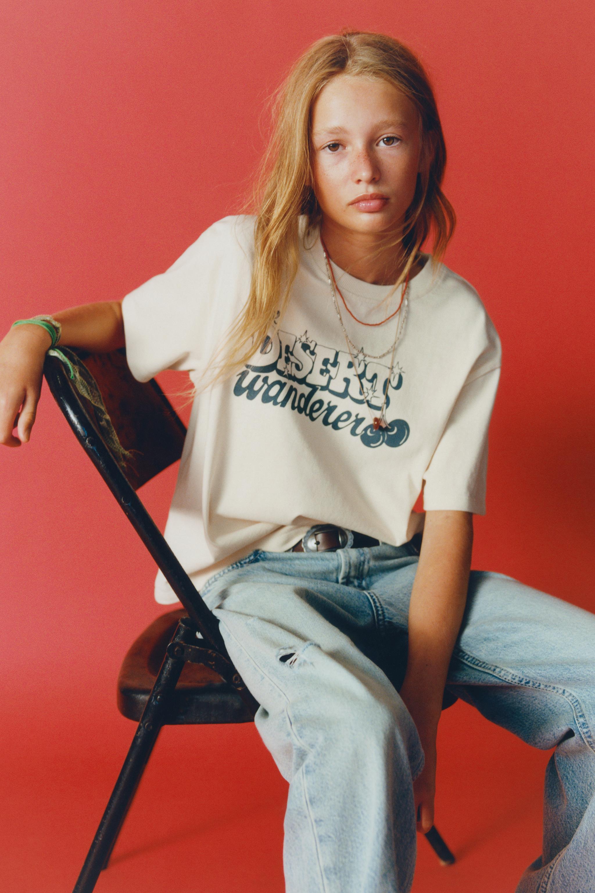 T-SHIRT À INSCRIPTION IMPRIMÉE