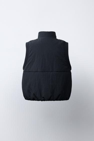 GILET MATELASSÉ - Bleu marine de Zara - Image 3