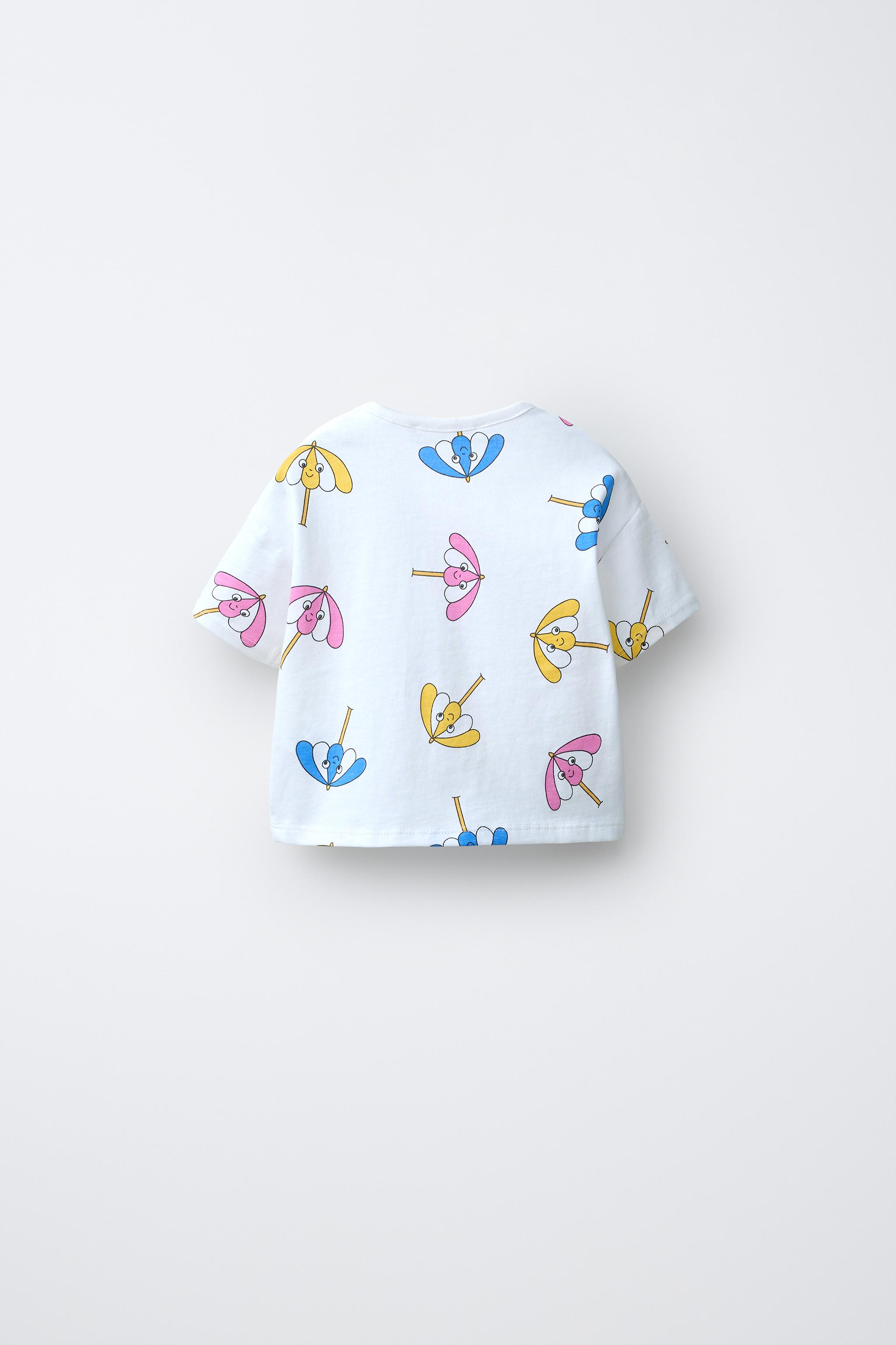 TWO-PACK OF UMBRELLA PRINT T-SHIRTS