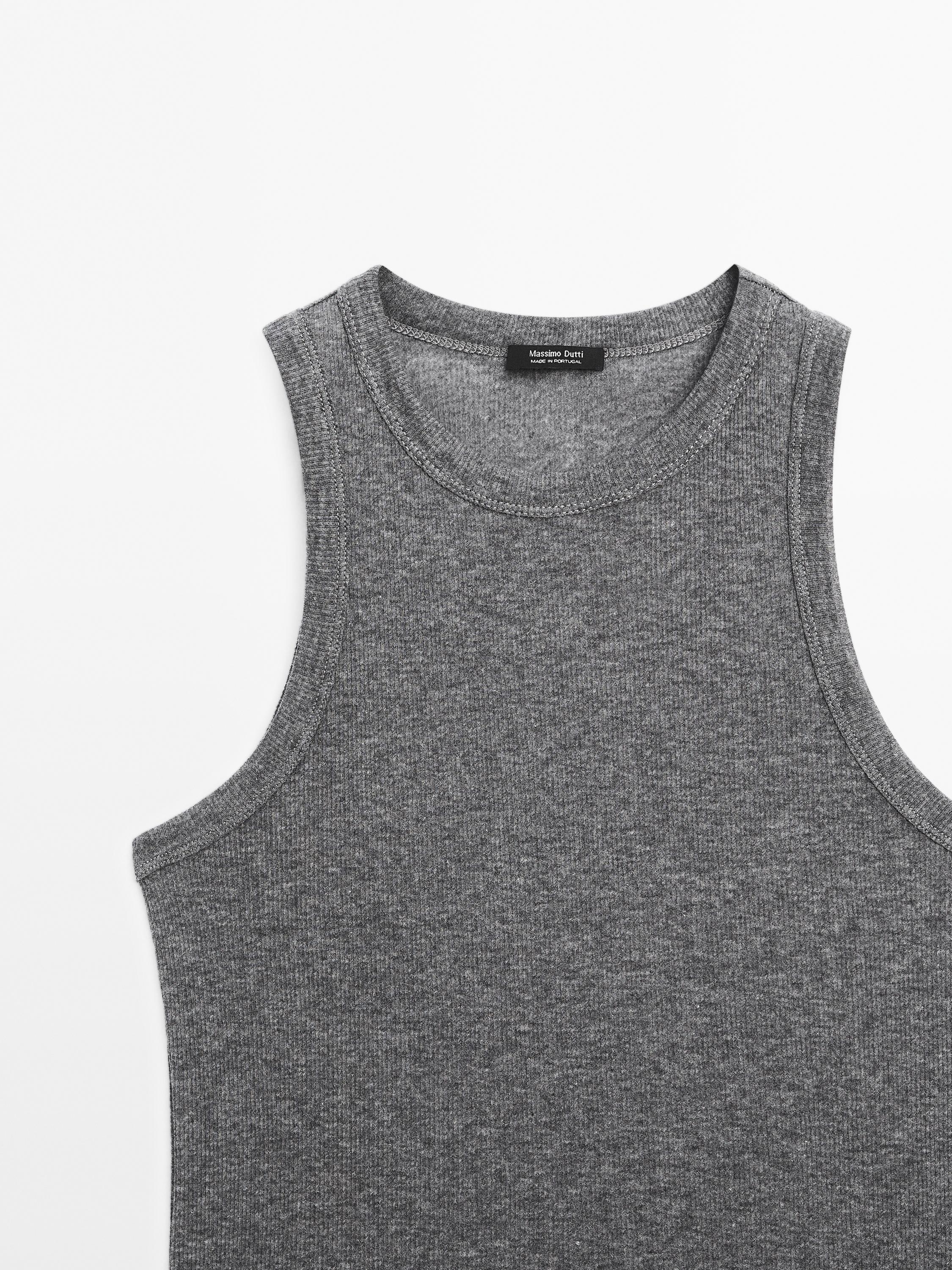 100% cotton halter top
