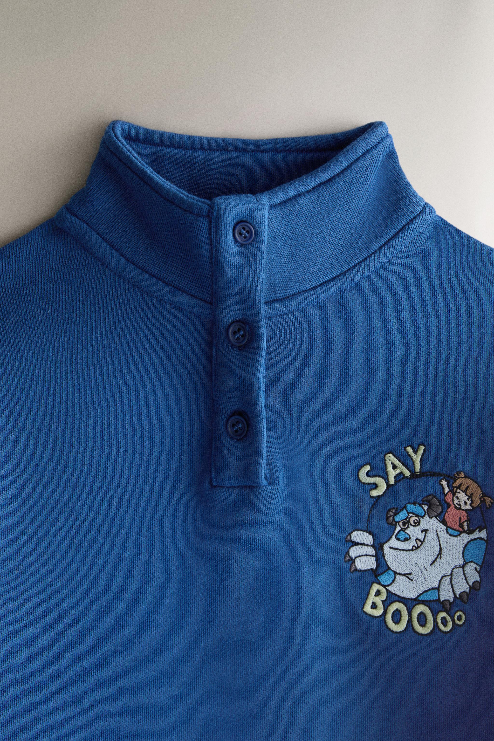 Детские худи Zara KIDS' MONSTERS, INC. ©DISNEY/PIXAR PLUSH SWEATSHIRT — фото 2