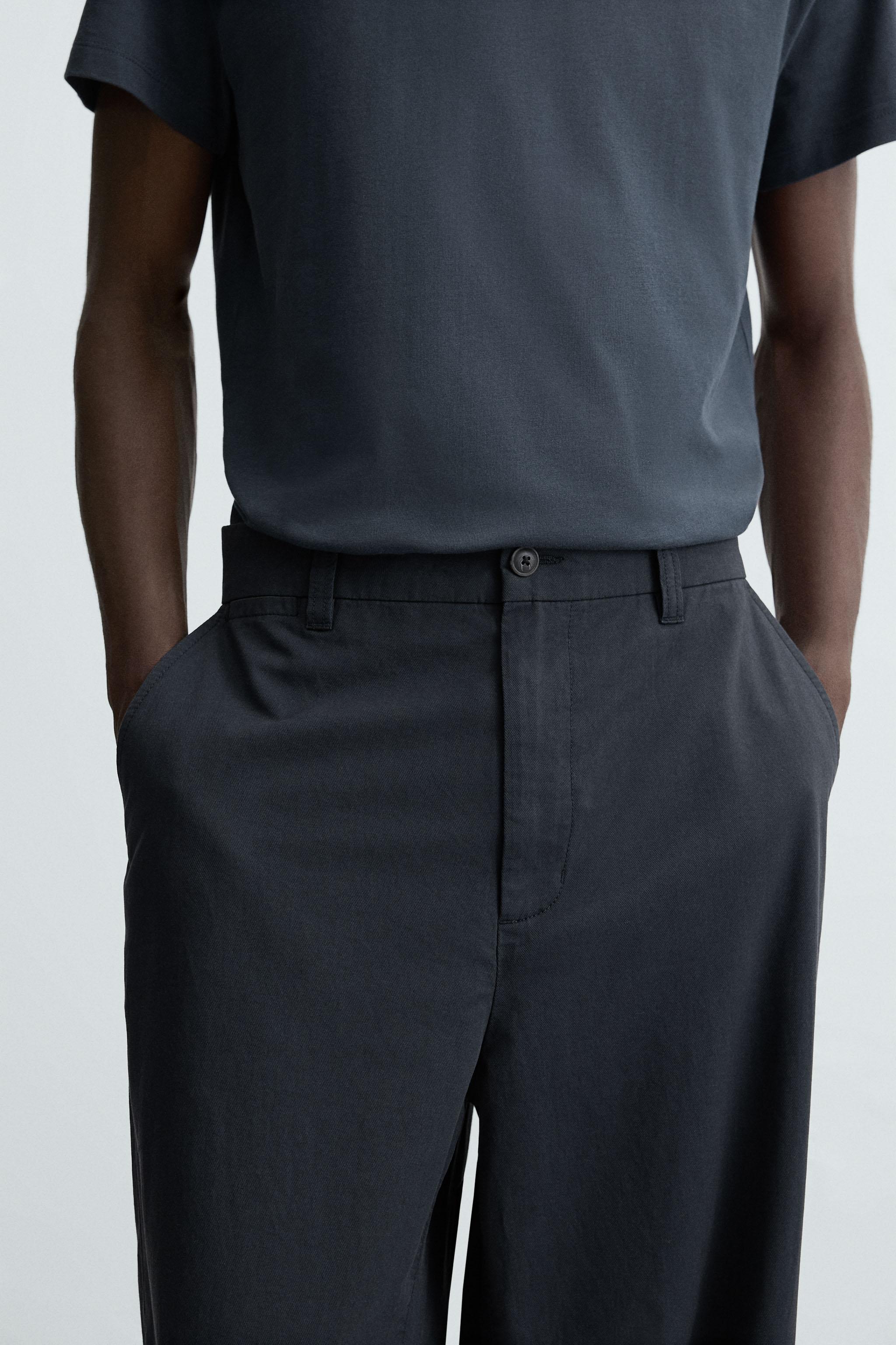 PANTALON REGULAR FIT STRUCTURÉ