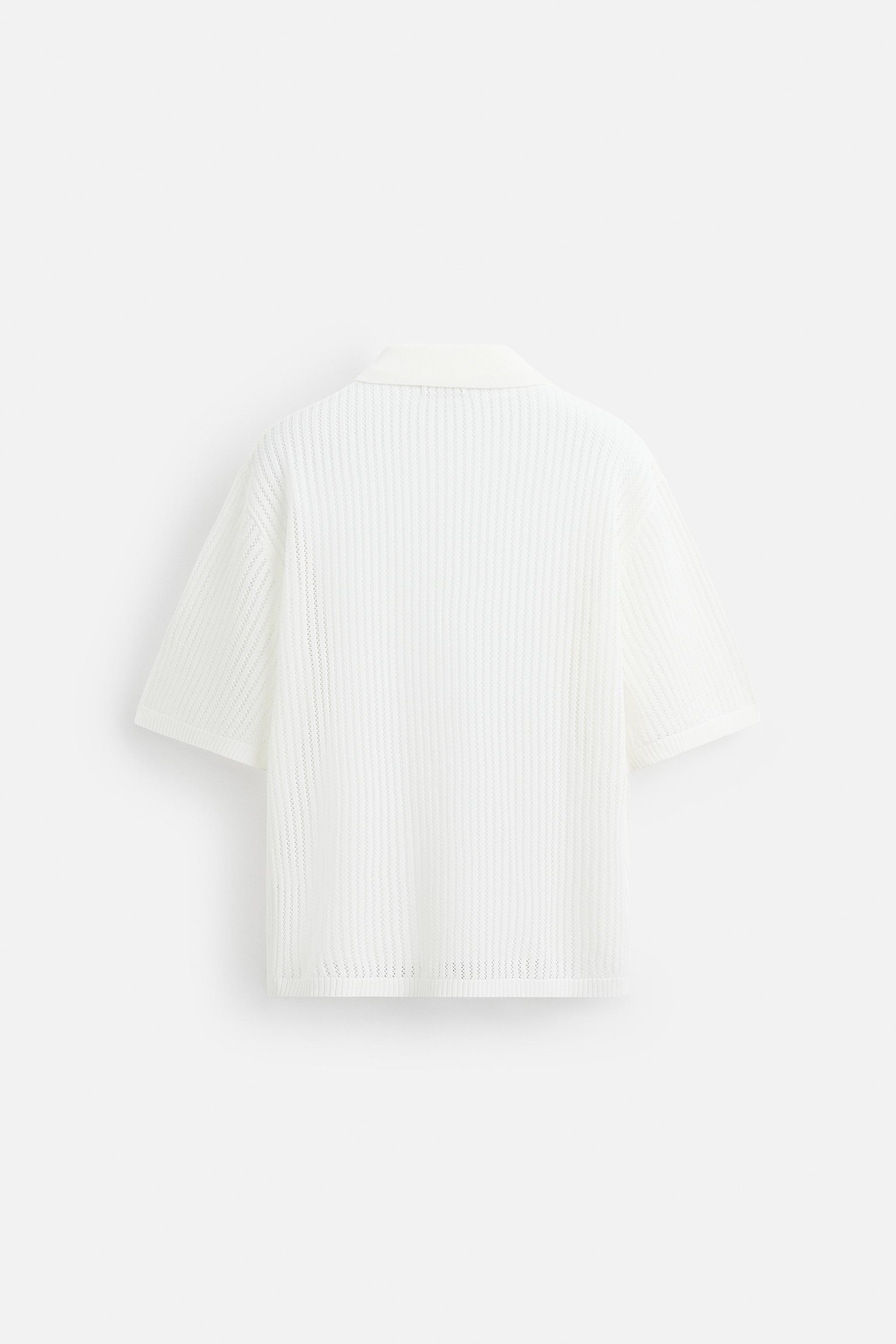 CHEMISE EN MAILLE AJOURÉE