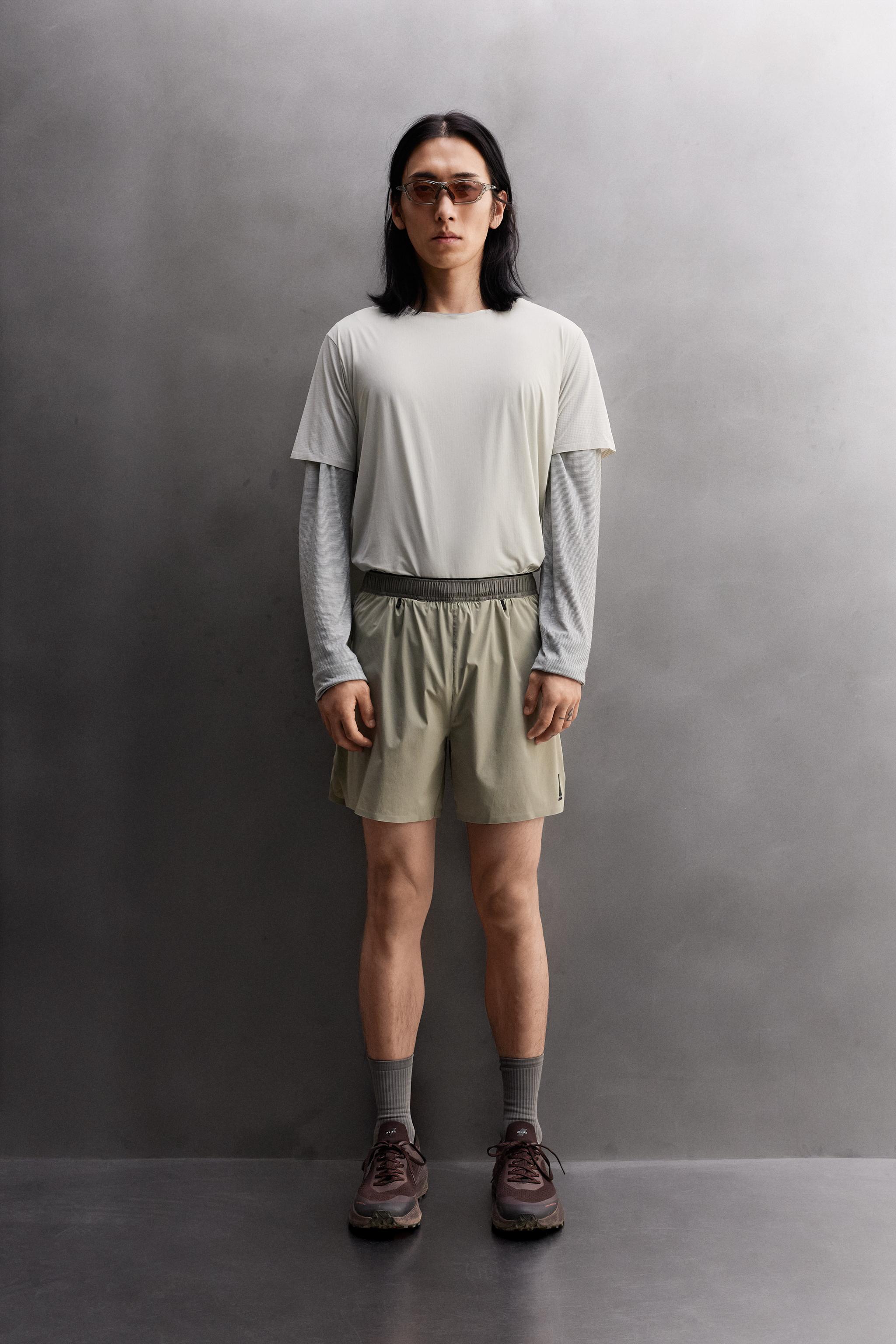 COMBINATION TRAIL RUNNING SHORTS - Gray | ZARA United States