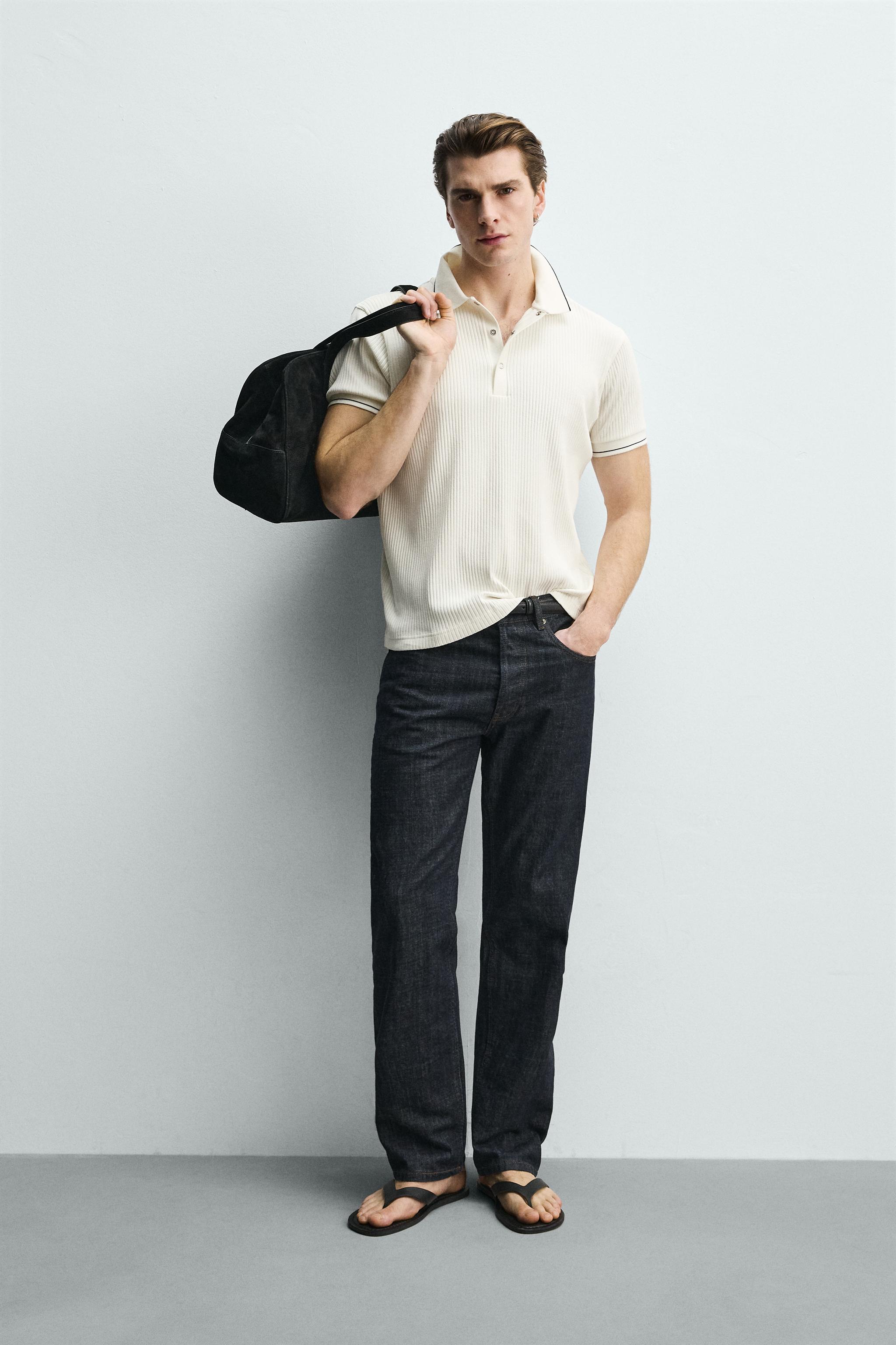 POLO CANNELÉ REGULAR FIT