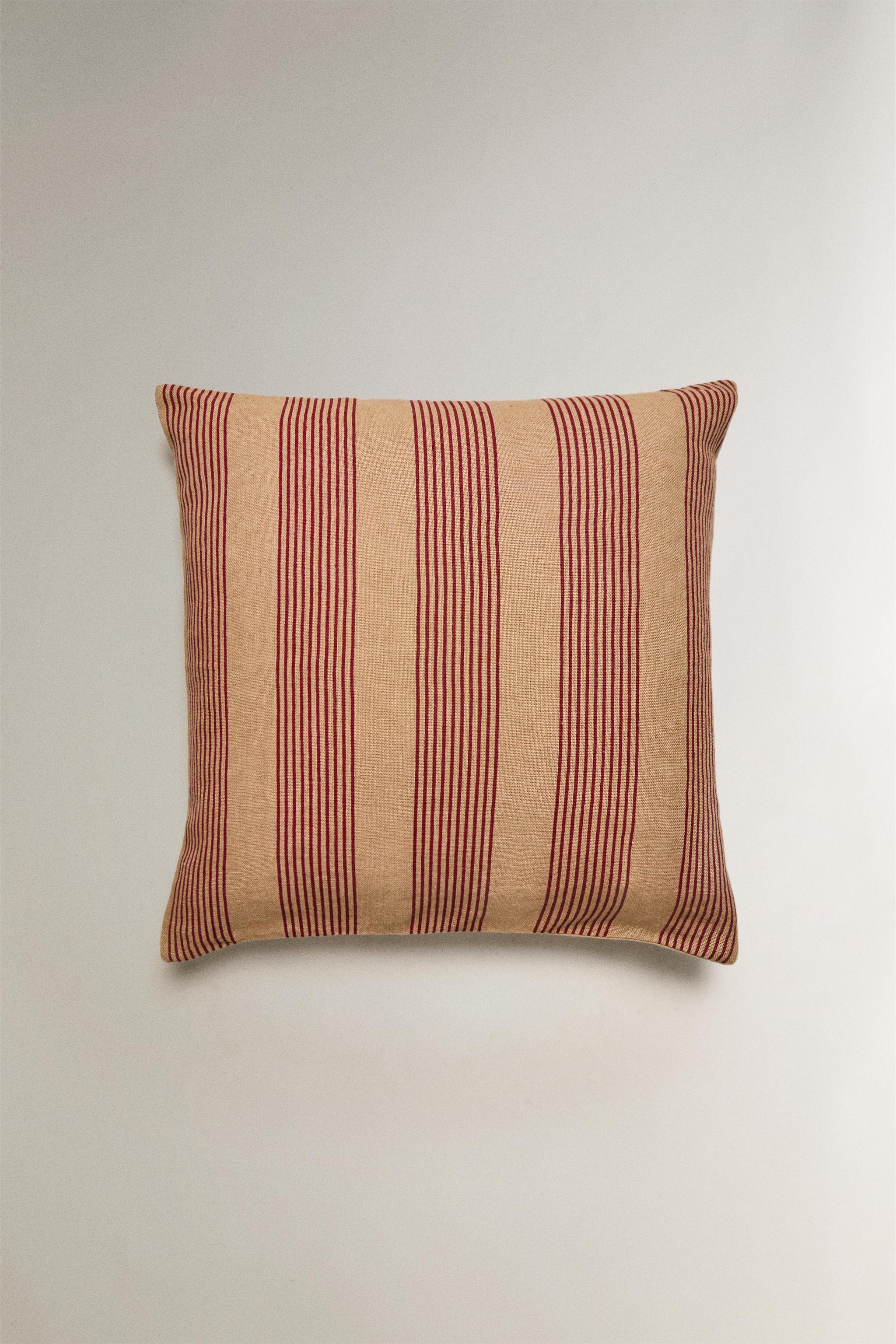 HOUSSE DE COUSSIN RAYURES
